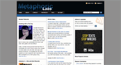 Desktop Screenshot of metaphoriclabs.com