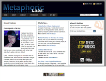 Tablet Screenshot of metaphoriclabs.com